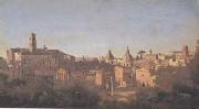 Jean Baptiste Camille  Corot Le Forum (mk11) oil painting on canvas